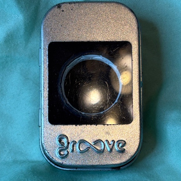 Groove Life Sz. 13 Black/White Silicone Ring - Picture 1 of 3